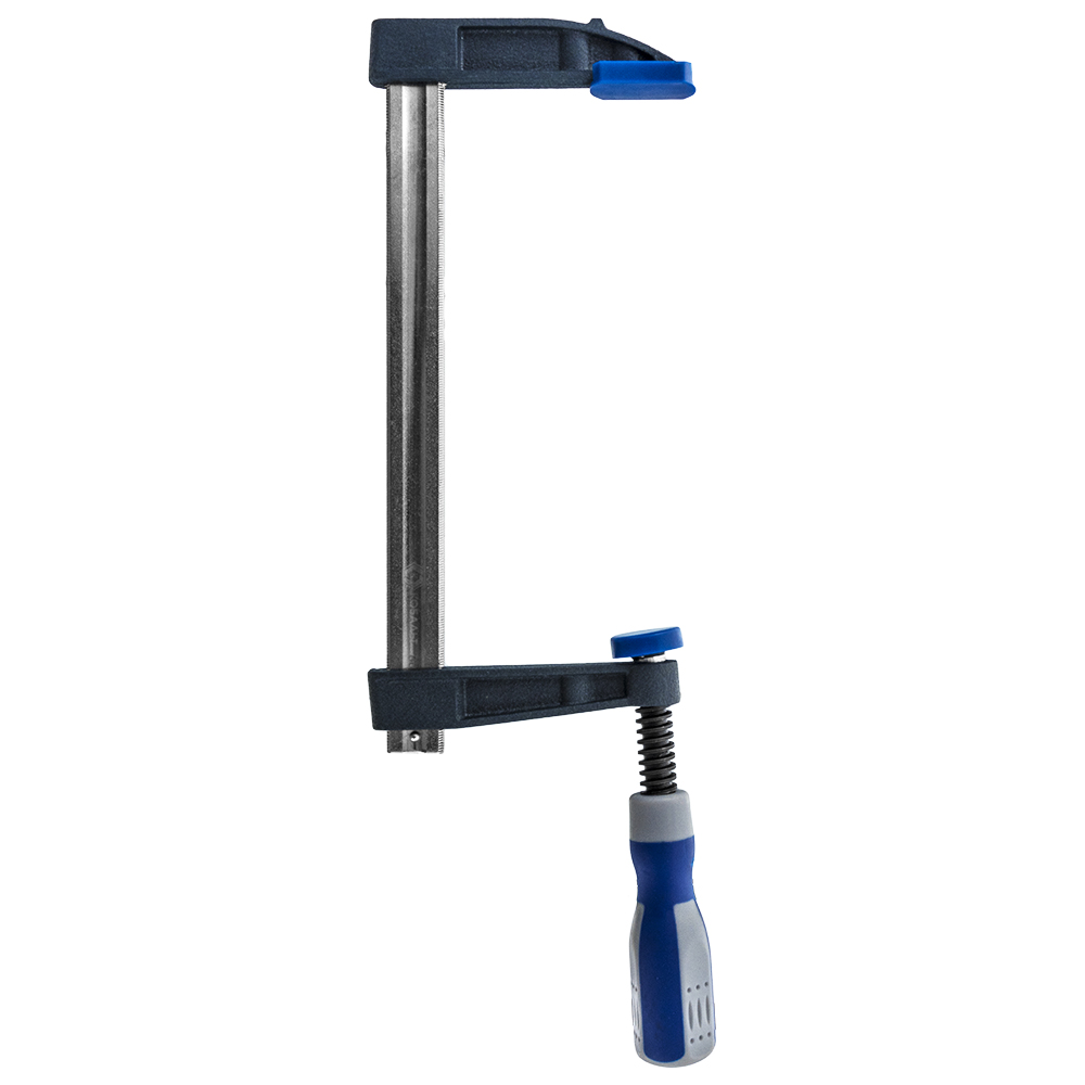 Струбцина F-образная КОБАЛЬТ 80 x 200мм, усилие 270кгс (чугун, сталь 45)