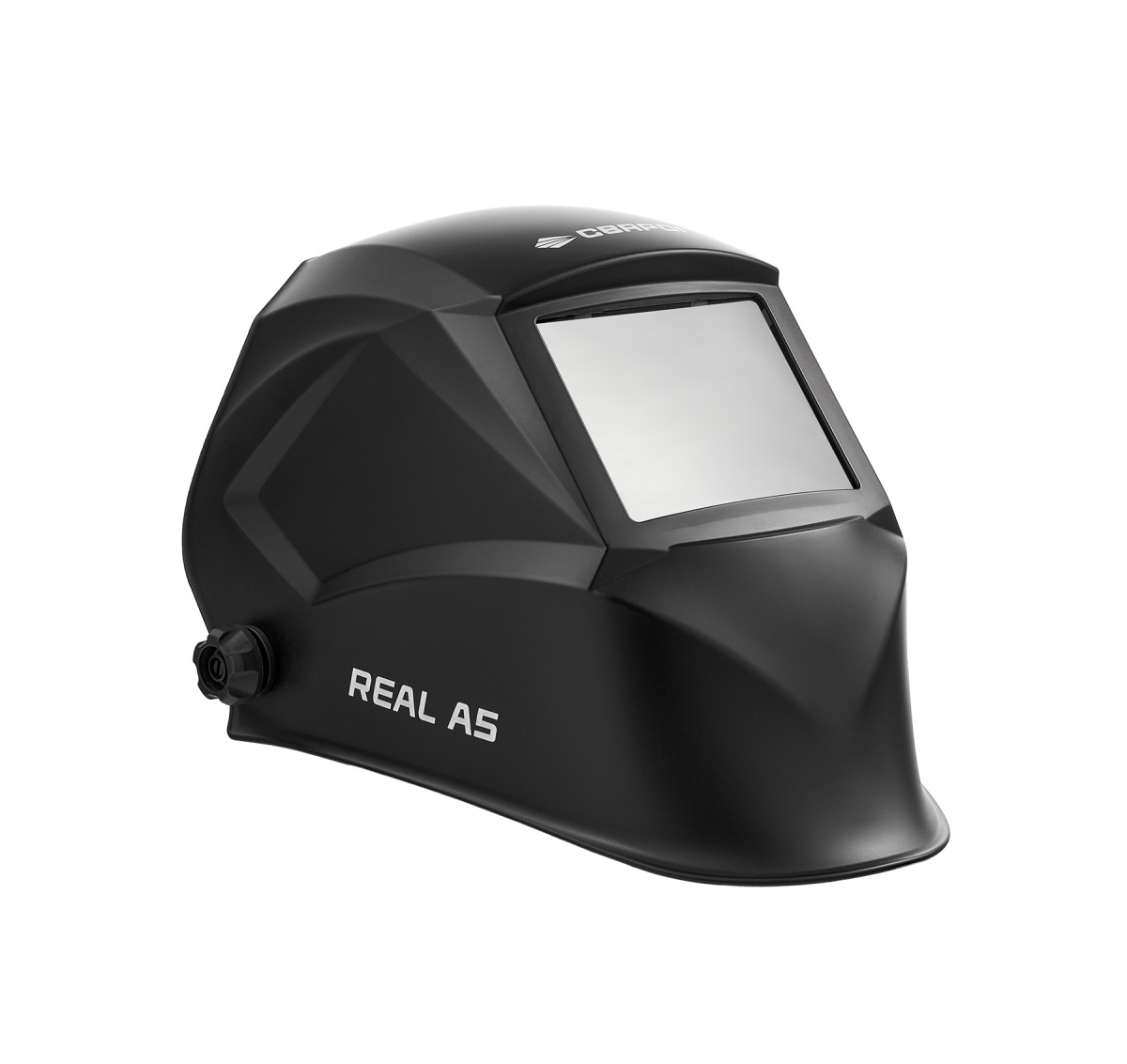 Маска сварщика без АСФ СВАРОГ REAL A5 (110х90) DIN10