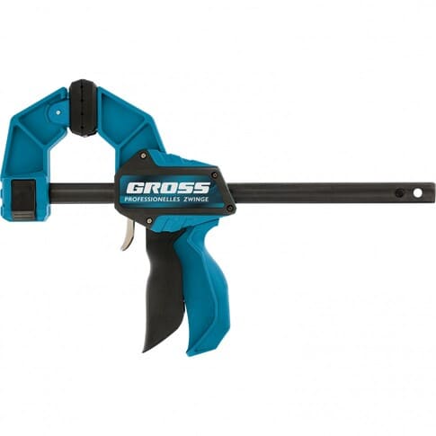 Струбцина GROSS реечная быстрозажимная 450мм (18"), пистолетного типа, пошаговый механизм, пластиковый корпус