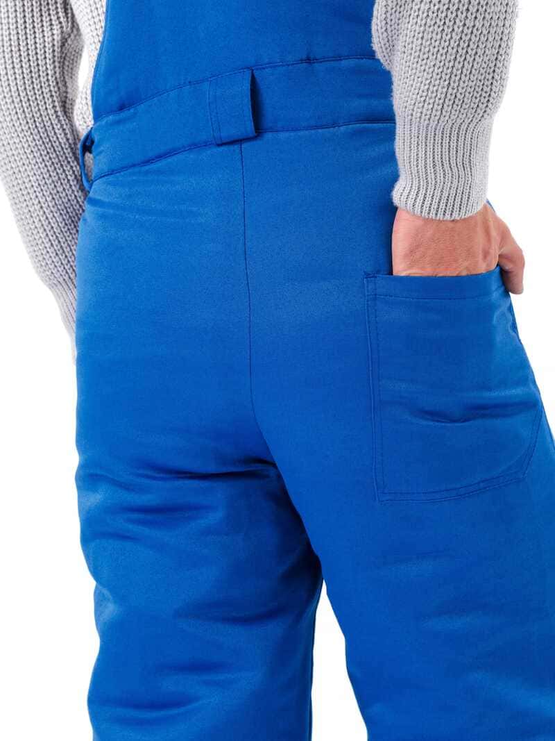 Костюм мужской "Зимник" зимний васильковый с темно-синим