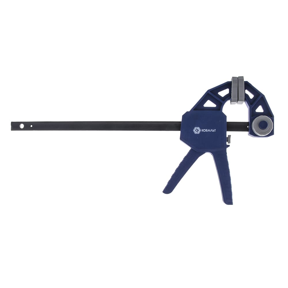 Струбцина КОБАЛЬТ пистолетная, быстрозажимная 300мм, сила зажима 70кгс