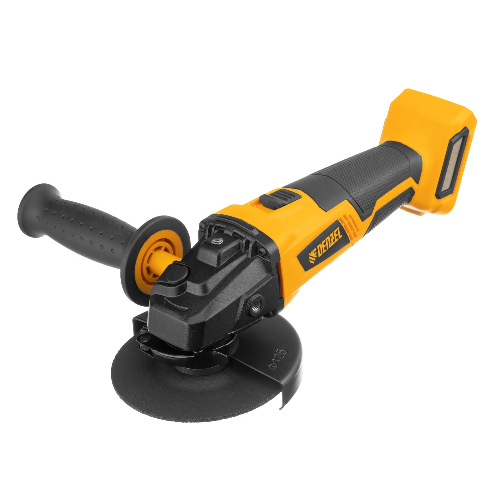 Аккумуляторная УШМ DENZEL BLG-IB-18-125-0 (аккум. система Denzel Battery System 18V, безщёточная, без АКБ (4Ач)