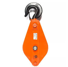 Блок монтажный однорольный с  крюком TOR HQG(L) K1-5,0 т с откидной щекой (T)