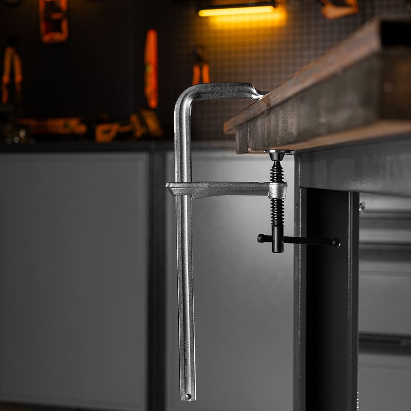 Струбцина F-образная DENZEL 100 х 300мм, кованая