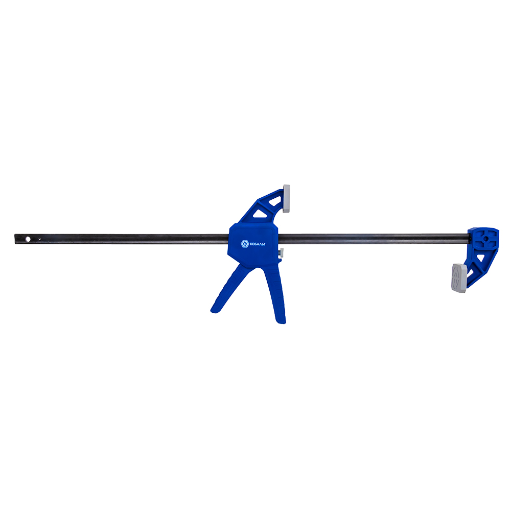 Струбцина КОБАЛЬТ пистолетная, быстрозажимная 600мм, сила зажима 70кгс