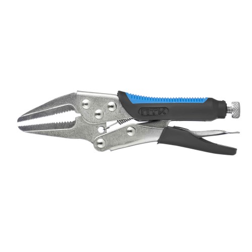 Зажим ручной ПТК, удлинённые губки, с фиксатором, 160мм