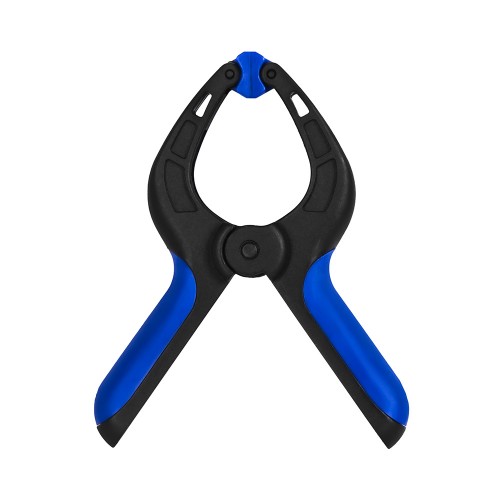 Струбцина КОБАЛЬТ клещеобразная, усиленная пружина, длина 75мм, зев 35мм