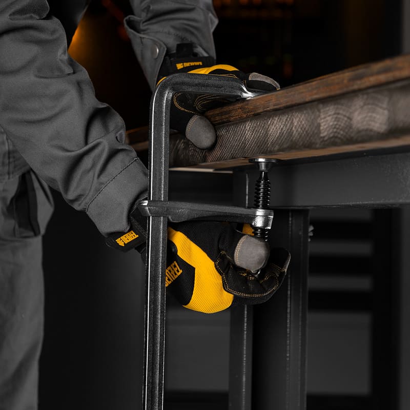 Струбцина F-образная DENZEL 100 х 600мм, кованая