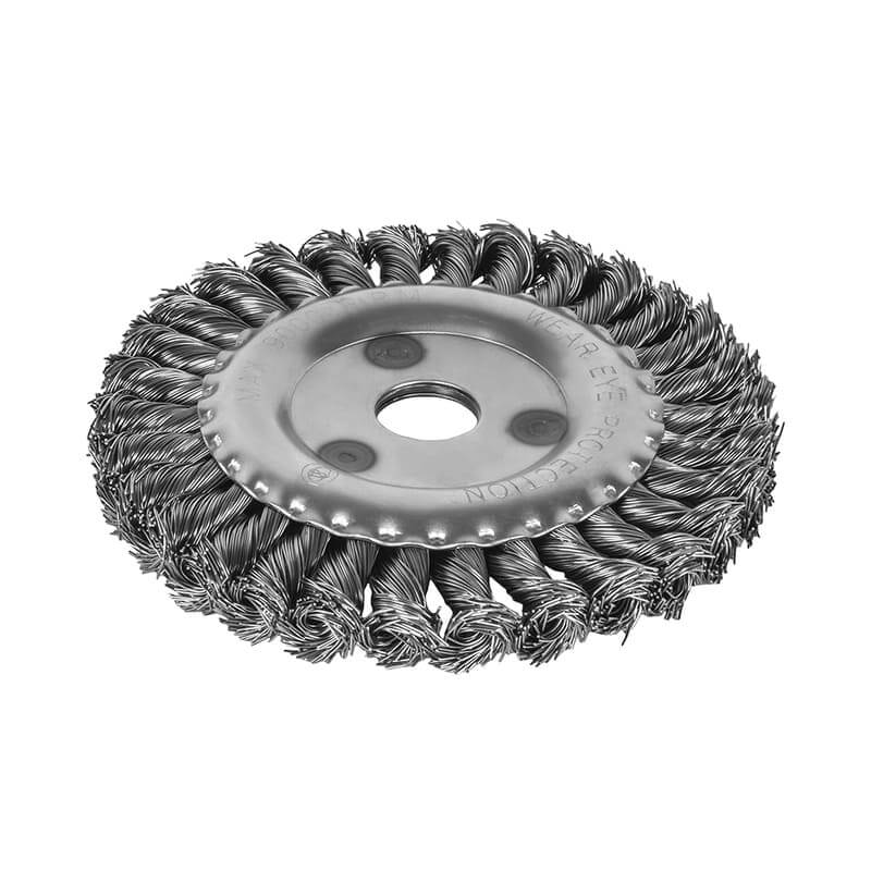 Кордщетка для УШМ ПРАКТИКА прямая радиальная витая 150мм х 22мм