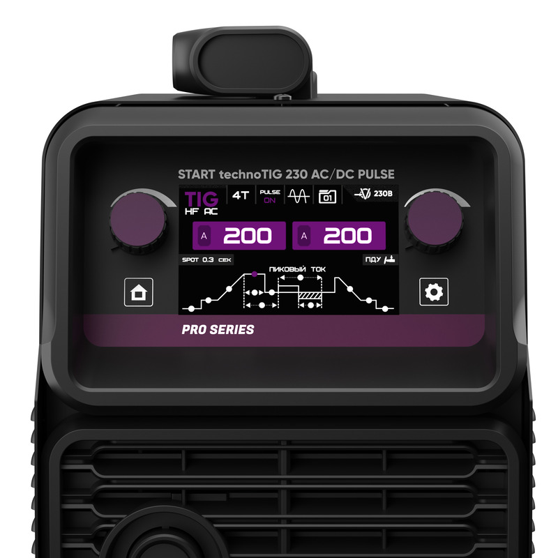 Инверторный аппарат для аргонодуговой сварки START technoTIG 230 AC/DC PULSE