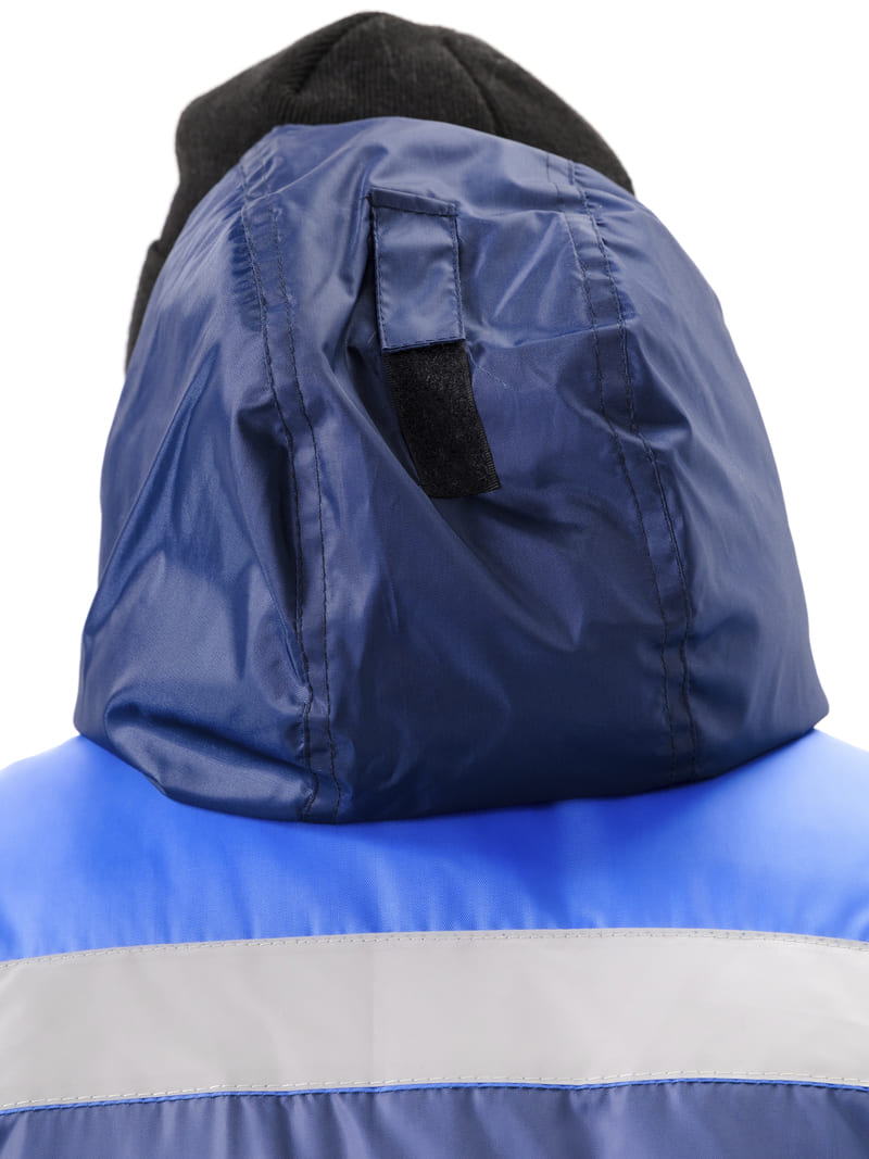 Костюм зимний "СКАНДИН-СОП" куртка/полукомбинезон цвет: темно-синий/василек