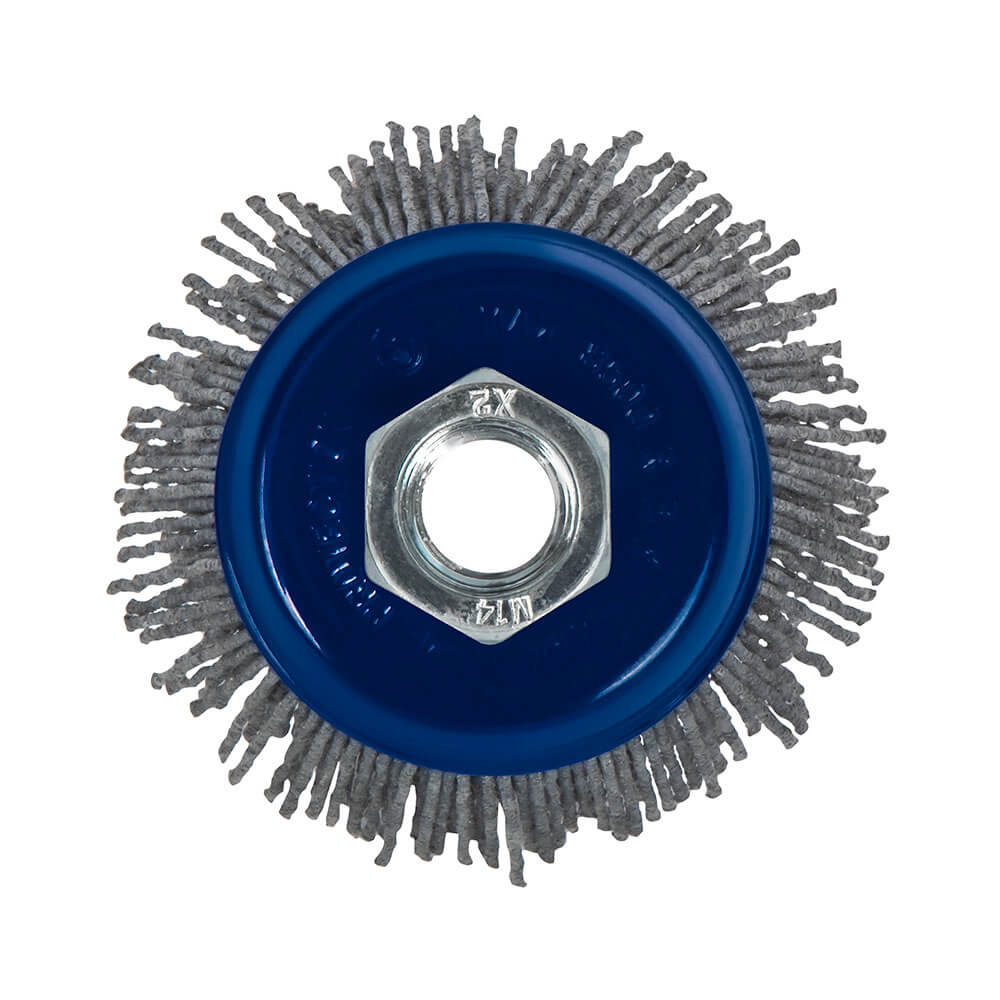 Кордщетка для УШМ ПРАКТИКА чашеобразная полимер-абразивная 65мм х М14 (пров.1,2мм)