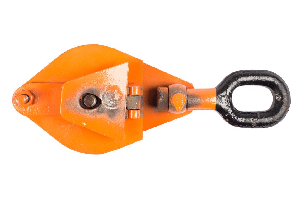 Блок монтажный однорольный с  ушком TOR HQG(L) K1-0,5 т с откидной щекой (T)