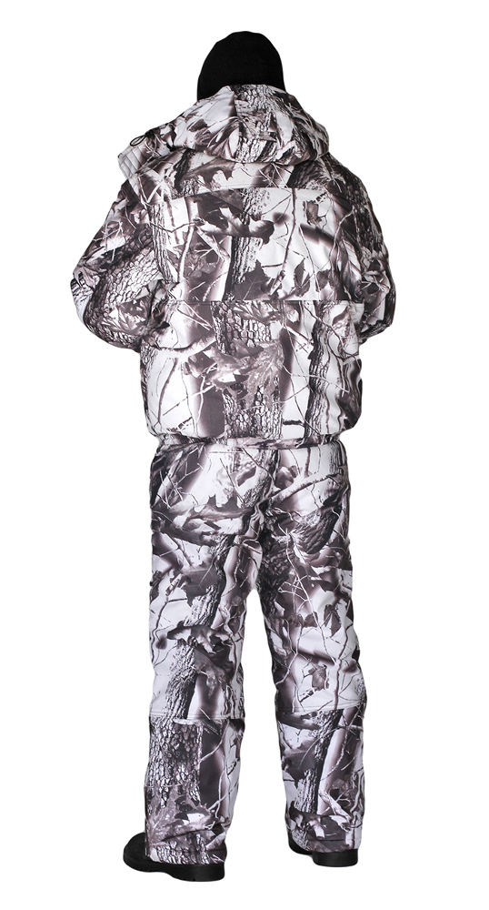 Костюм зимний «ВИХРЬ» куртка/полукомбинезон цвет: камуфляж "зимний дубок", ткань: Алова