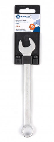Ключ комбинированный КОБАЛЬТ 16мм Cr-V